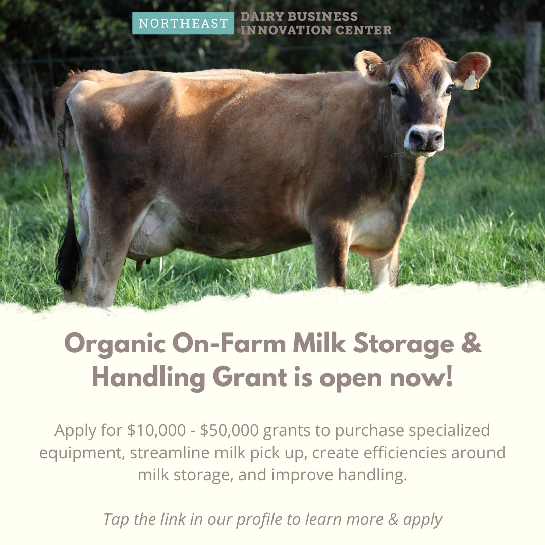 Supplemental Grant to Increase Resiliency for Northeast Organic Dairy